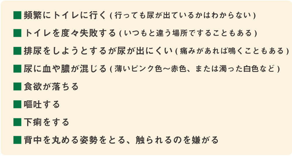 頻繁にトイレに行く